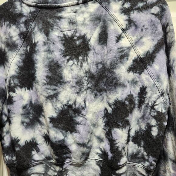 RSQ cropped tie dye sweatshirt blue purple Large - Picture 4 of 6